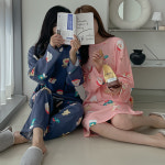 [라리리] (1278) 긴팔 쫄귀 크리스마스 상하세트 원피스 파자마 잠옷 홈웨어 : 라리리 마켓