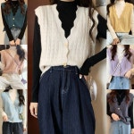 브이넥 셔링 조끼 LJM-11 YMr베이직 데일리코디룩 컨템퍼러리 캐쥬얼 심플 한 모던 : 쇼핑 is back