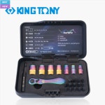 킹토니 미니 라쳇 복스 셋트 소켓 아답타 23PC 육각 별렌치 1/4인치 : 유성공구마트