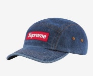 [슈프림 모자] 슈프림 워시드 치노 트윌 캠프캡 데님 - 22FW Supreme Washed Chino Twill Camp Cap Denim - 22FW : ShoeBoX