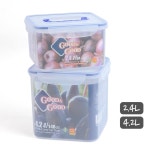 굿앤굿 핸디락 2.4/4.2L 밀폐용기 플라스틱용기 밀폐력좋은 보관용기 : 시우Store