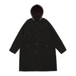 데일리 퀄팅 후드 체크 야상 점퍼 : 드레스드