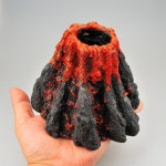 어항꾸미기 장식품 수조 화산 물고기 숨기 수족관 은신처 : JW-컴퍼니