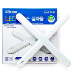 코콤 LED 플러스 십자등 형광등 방등 60W 국산제품 : 온누리안전
