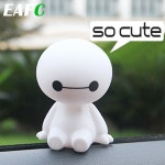 EAFC만화 베이맥스 로봇 흔들리는 머리 그림 자동차 장자동 인테리어 장식빅 히어로 인형 : 두로라인