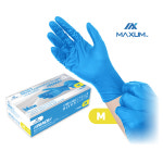 MAXUM 니트릴 위생장갑 다용도 식품용 요리용 맥섬피스 글러브 S M 100매 : BAROBON