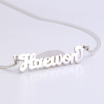 필기체 한글 영문 한자 이니셜 세례명이니셜 네임 플레이트 미아방지 목걸이 : 시로미