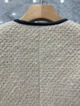 세/일 JS뉴욕 J58 베이지 뽀송 블랙배색 트위드 울 자켓 JSNEWYORK : JS빅토리