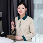 청소유니폼  호텔 객실 여미화원 작업복 남 추동 PA룩 관리 병원 청소부 아 : 체인지데이
