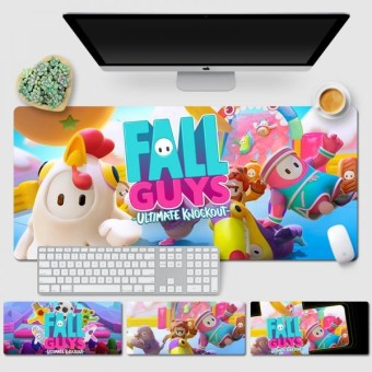 폴가이즈 Fall Guys 장패드 (마우스 패드 게임 테이블 매트 키보드 매트 고무 패드) : EASYMART