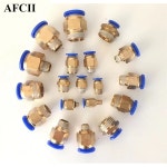 10pcs bspt pc6-01 pc6-02 pc8-02 pc10-02 공기 커넥터 남성 호스 퀵 릴리스 피팅 공압 피팅 14의 스트레이트 푸시 : 구매직구스토어