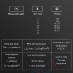 10pcs bspt pc6-01 pc6-02 pc8-02 pc10-02 공기 커넥터 남성 호스 퀵 릴리스 피팅 공압 피팅 14의 스트레이트 푸시 : 구매직구스토어