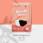 KF94 퓨어핏 마스크 25매입 100매 대용량 3D 마스크 : 슬기로운 생활연구소
