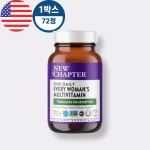 뉴챕터 New Chapter 종합 멀티 비타민 모든 여성 비타민 72정 : 모모이쏘