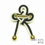 일본제 수입의자  【이가 쿠미 끈】 几帳 매듭 브로치 正絹 실크 금사 전통 공예품 다색 : 이화인터내셔널