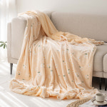 [올리비아데코] 털날림없는 도톰한 이지코지 고밀도 극세사 밍크 담요B +가방포함 : 올리비아데코