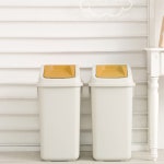 창신리빙 국민휴지통  스윙 35리터(323X323X635) 그레이 : 애사랑-생활용품의 모든것