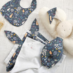 면20수 평직 코튼 패브릭 옷만들기 DIY 애니멀프린트 동물 원단 토끼원단-래빗가든 3종 : 코튼빌