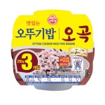 간편 조리 캠핑용 자취 사무용 맛있는 쌀 오뚜기 밥 잡곡밥 건강식 오곡 210g 18개 : I뚜기뚜기I