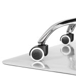 반투명 PVC 의자매트 소음 스크래치 긁힘방지 바닥 장판 보호용 90X 120cm : 아마린