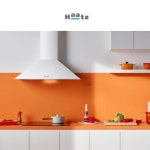 하츠 뉴침니 NCH-90WH 화이트 주방 침니 후드 : 화이트주방