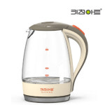 키친아트 퀸즈 베이지 유리 전기포트1.8L : 땡스주방