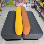 DM194 DS쇼파 대기실 편한 대기의자 리조트 맞춤쇼파 로비 3인용 약국 병원쇼파 : 대성쇼파