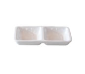 KORDCO 코드코멜라민 하이젬 화이트 블랙 쌍사각종지 SD160HG : 도도한 그릇