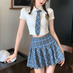 코토리 스쿨룩 세트 학생 코스프레 할로윈 교복 코스튬 놀이공원 컨셉 촬영 기념일 이벤트 : 마일드문