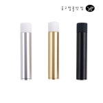 AL 일자 도어 스토퍼 90mm 문 벽 보호 충격 방지 쿠션, 1개 : 공구철물닷컴