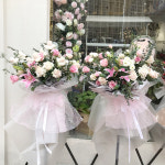 꽃바구니 삼각대 플라워 스탠드 선반 거치대 웨딩로드 : 픽미월드