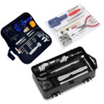 공구아울 시계수리 배터리교체 폴리싱 오프너 시계줄 공구세트 : 핑크아울