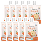 CJ 헬씨누리 과채농장 사과당근주스 100ml x 10개 : 에스플러스마켓