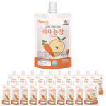 CJ 헬씨누리 과채농장 사과당근주스 100ml x 20개 : 에스플러스마켓