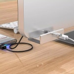 알루미늄 합금 USB 3.0 허브 외부 클립- USB3.0 분배기 어댑터 노트북 PC 액세서리 5Gbps 데이터 전송 : 미소미팔