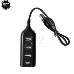 1PC 고속 USB 2.0 4 포트 분배기 허브 어댑터 windows용 PC 노트북 컴퓨터 용 : 미소미팔