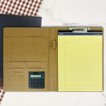 아인텍 가죽 클립바인더 A4 비즈니스 파일 리필노트 계산기 HH27 : 아인텍