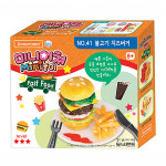 [도너랜드] 미니어쳐 패스트푸드 만들기 (불고기치즈버거/칠리핫도그/양념&후라이드치킨/멕시칸타코) : 팬시토이