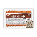 사조오양 숯불구이맛소시지 10kg(1kgx10팩) / 청양고추 옥수수콘 뉴후랑크 핫도그용 : 마켓프레쉬