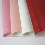 A4 시트 레드 퍼플 스퀘어 그리드 인조 가죽 합성 PU 가죽 가방 귀걸이, DIY 공예 프로젝트 1 개 H0441 : LIFE STORY