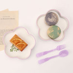 [데이지 접시] 플라워 플레이팅 디저트 접시 브런치 꽃모양 : 쿡차