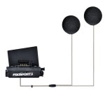 헬멧 헤드셋  Fodsports FX8 인터콤 키트 오토바이 인터폰에만 적합한 헤드폰 이어폰이있는 마이크 스피커 : 만물자재상