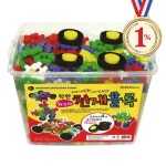 일프로 - 뉴꼬마 천재블록 2호 364pcs 어린이집 블록 놀이블럭 유치원전용블록 유아교육 블럭놀이 : 그린커머스몰