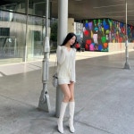 가을 여자 트임 니트 (베이지/아이보리/블랙) : 블루스토미