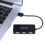 4 포트 USB 허브 고속 2.0 어댑터 노트북 PC 컴퓨터 액세서리 용 멀티 분배기 확장기 미니 : 미소미팔