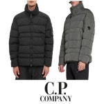 CP컴퍼니 패딩 22FW 남성 에코 크롬 렌즈 로고 패딩 점퍼 자켓 : No.7