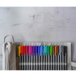 스테들러 트리플러스 화인라이너 20색 세트 필통 파우치 334 PC20 : 토탈금메달문구