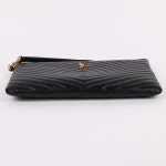 [중고명품 엘림] 생로랑 YSL 금장 블랙 뉴미듐 클러치백 559193 : 중고명품엘림