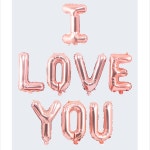 ILOVEYOU 영문 은박 풍선 아이러브유 사랑 프로포즈 청혼 이벤트 결혼 생일 : 굿제이비