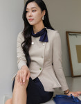 에일린 베이지 면접 정장 호텔유니폼 오피스룩 사무복 피부미용 피부과 코디네이터 : 라린느스타일